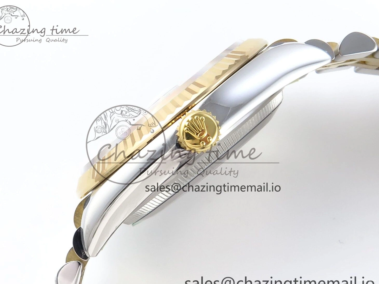 1225 Resilient DateJust 36 126233 EWEF Best Edition YG Stick Dial on SS YG Jubilee Bracelet A 624